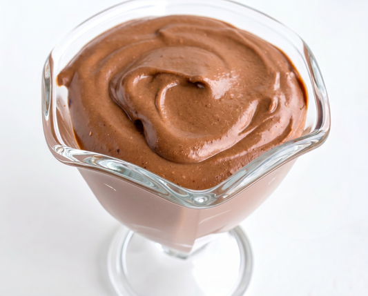 Mousse Proteico de Chocolate com Abacate