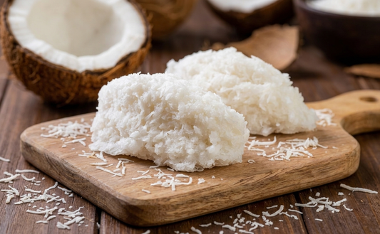 Cocada Fit com Leite de Coco