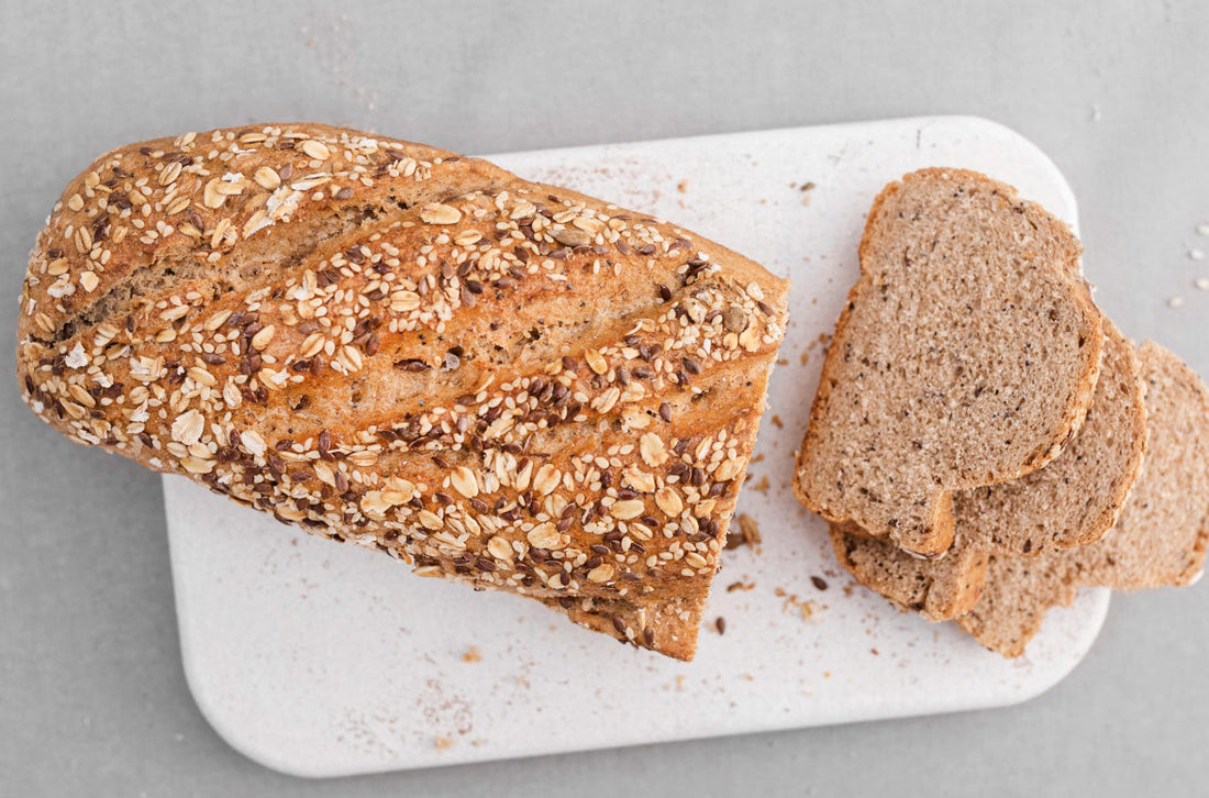 Pão de aveia com psyllium