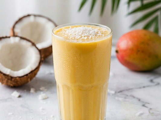 Smoothie de Manga com Leite de Coco