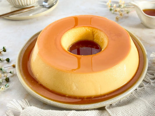 Pudim de pão com leite de coco