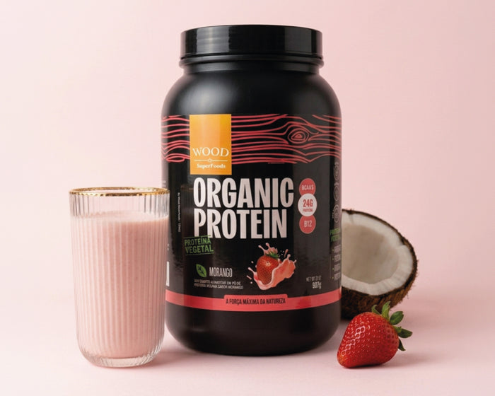 Proteína Vegetal Morango