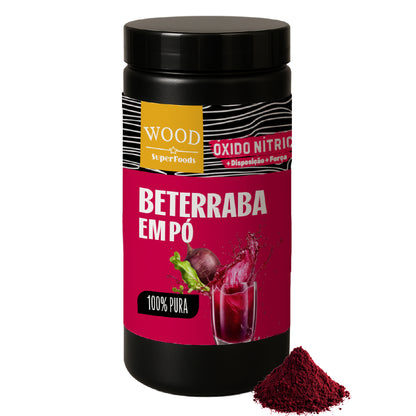 Beterraba Desidratada Em Pó 100% Pura 454g Wood Superfoods