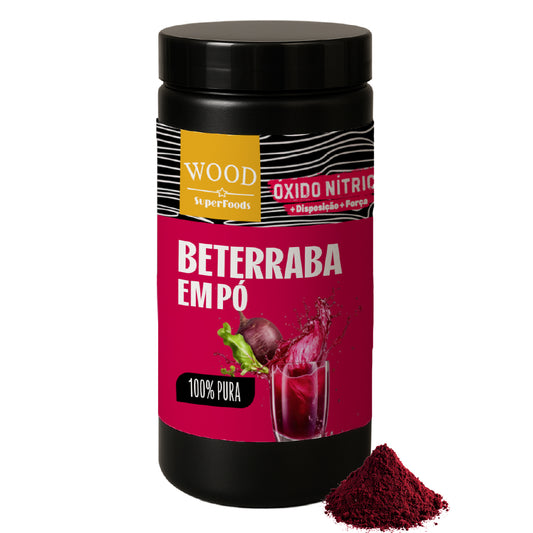 Beterraba Desidratada Em Pó 100% Pura 454g Wood Superfoods