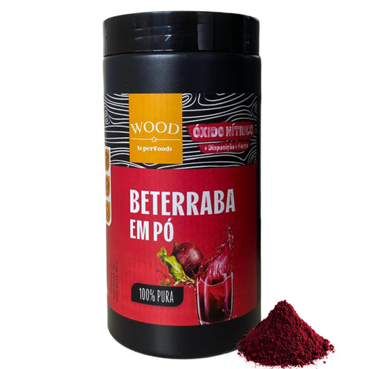 Beterraba Desidratada Em Pó 100% Pura 454g Wood Superfoods