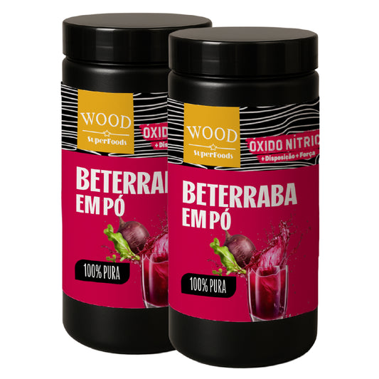 Kit 2 Beterraba Desidratada Em Pó 100% Pura 454g Wood
