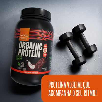 Kit 2 Proteína Vegetal Vegana Sabor Cacau e Coco 907g