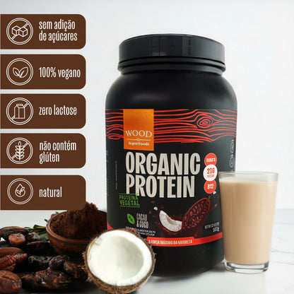 Kit 2 Proteína Vegetal Vegana Sabor Cacau e Coco 907g