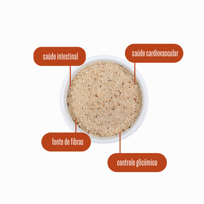 Kit 3 Psyllium Husk Premium em Flocos Fibra 100% Puro 567g