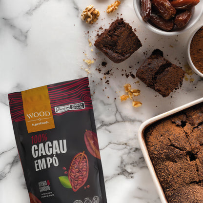 Cacau Em Pó Alcalino Natural 100% Cacau 226g