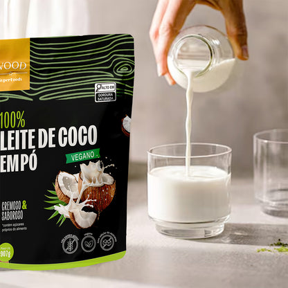 Leite de Coco em Pó 100% Puro Vegano Sem Lactose 907g