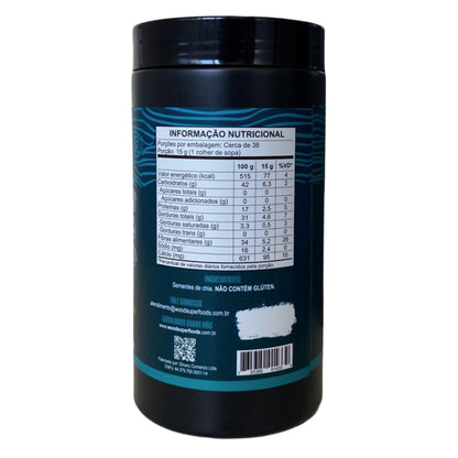 Semente de Chia 100% Pura Premium 567g Wood Superfoods