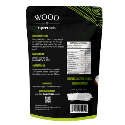 Leite de Coco em Pó 100% Puro Vegano Sem Lactose 907g